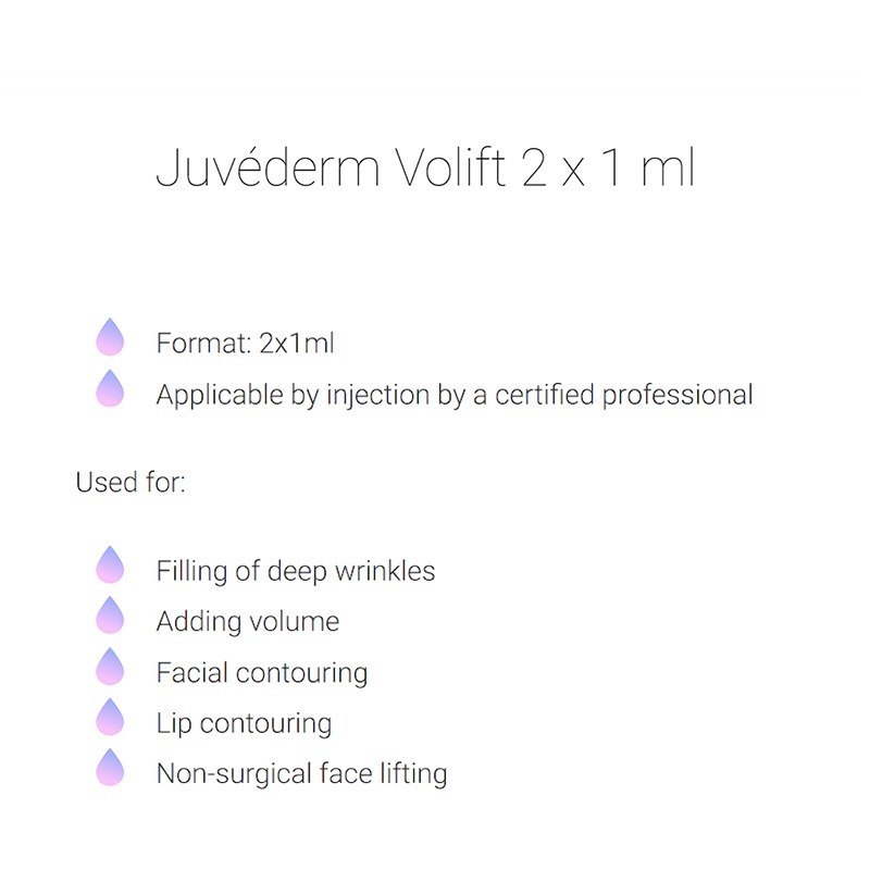 Juvederm ® Volift with Lidocaine Juvederm ® Volift with Lidocaine