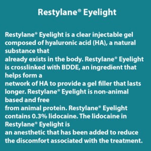 Restylane ® Eyelight with Lidocaine Restylane ® Eyelight with Lidocaine
