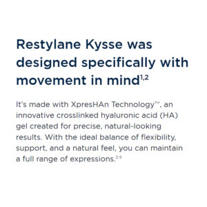 Restylane® Kysse Lidocaine Restylane® Kysse Lidocaine