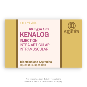Kenalog 40mg/1ml Injection (5 x 1ml amps) Ampoules