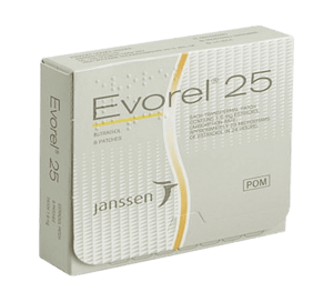Evorel (Estradiol) Patches 25mcg (8 patches)