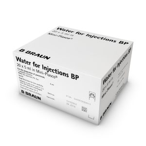 WATER FOR INJECTION BP 20 x 5ML