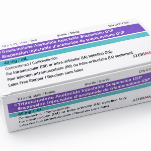 Triamcinolone Acetonide Injectable Suspension 40mg/ml x 10 vials