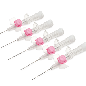 Terumo Versatus Winged and Ported IV Cannula 20g (Pink) 32mm (pack of 5)